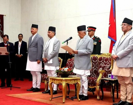 Three newly-elected ministers take oath of office and secrecy