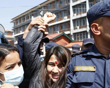 Police detain 15 protesters demanding protection of Nepalis serving in Russian army