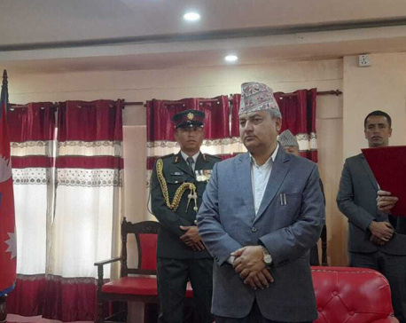 Bagmati Province Minister without Portfolio Rama Alemgar takes oath of office and secrecy