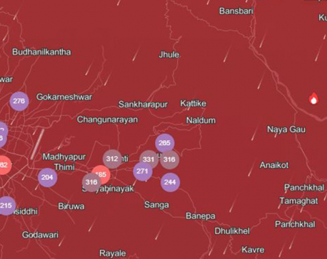 Kathmandu's air pollution surpasses dangerous level, warning of escalation to more hazardous level in afternoon