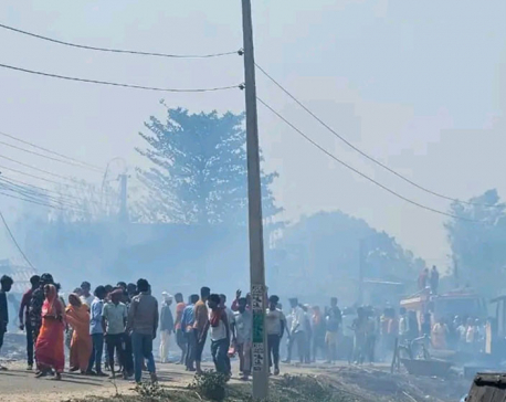 Inferno destroys 70 houses in Mahottari