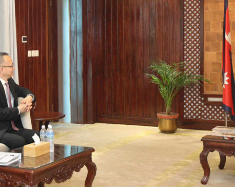 ADB Vice-President Yang pays courtesy call on PM Dahal