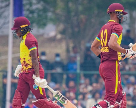 West Indies 'A' sets Nepal a target of 205 runs
