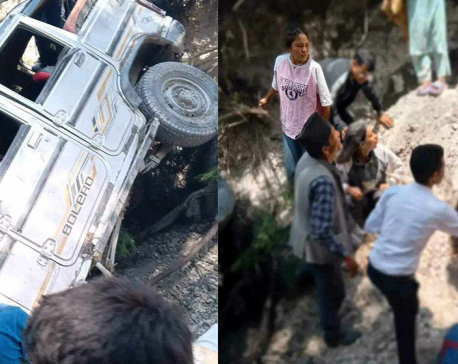 12 injured in road accident in Mugu