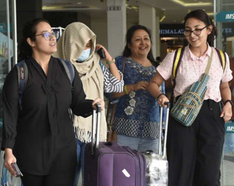56 Nepali students return to Kathmandu from Bangladesh