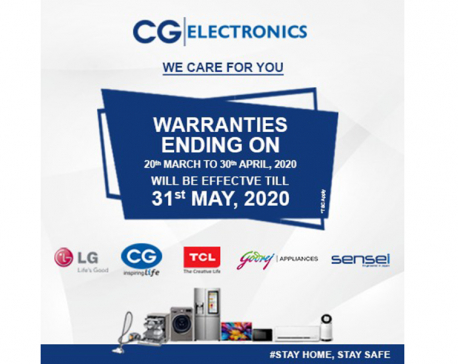 CG group extends warranty periods of electronic products and home appliances