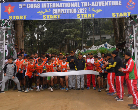 TAC 'A' wins fifth COAS International Tri-Adventure Competition-2022