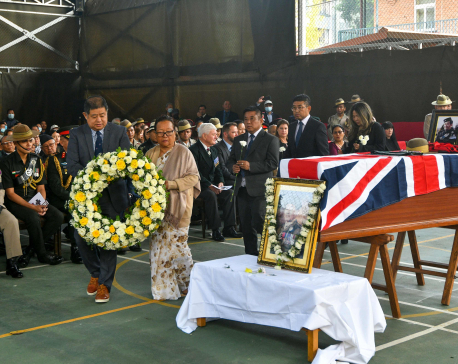 Gurkhas pay respects to their last Victoria Cross recipient