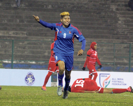 Nepal closer to SAFF semifinal, Maldives defeated 9-0