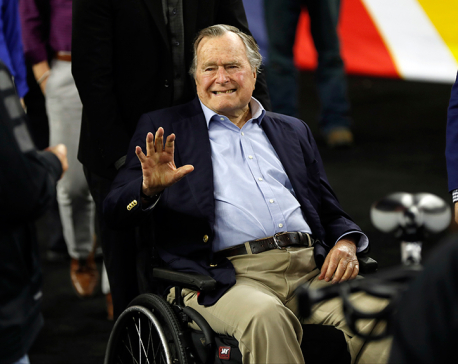 Former US President George H.W. Bush and wife hospitalized