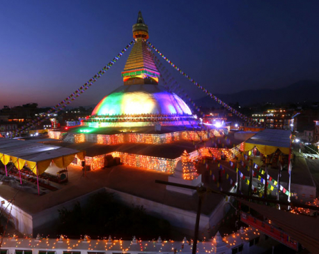 Bouddha Mahachaitya's reconstruction encouraging: PM Dahal