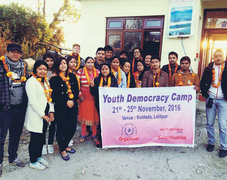 Youth Democracy Camp at Kotdanda