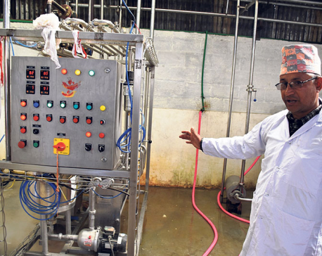 Farmer turns dairy entrepreneur in Kavre