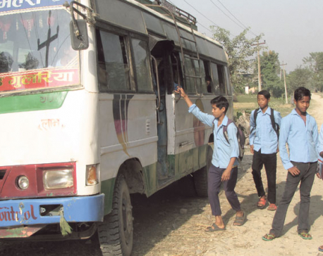School bus brings respite, but fear looms large