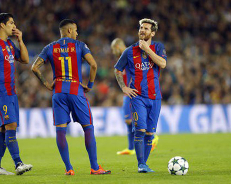 Messi hits 3 as Barcelona beats Guardiola's Man City