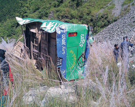 19 perish in Dhading bus accident