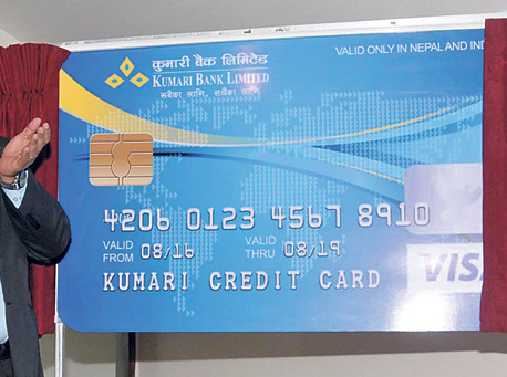 Kumari Bank launches credit cards
