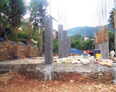 Construction of house that flagged off govt's reconstruction program stalls