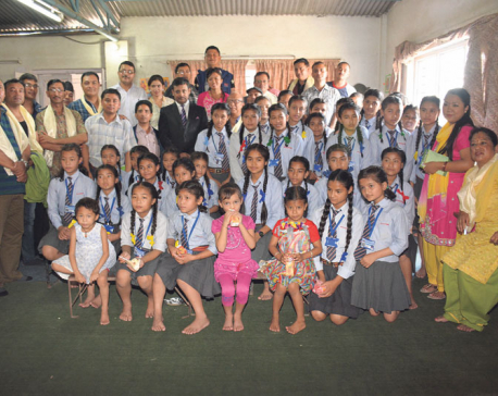 Soaltee employees support orphanage home
