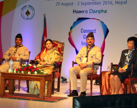 President Bhandari opens World Girls Scout regional conference