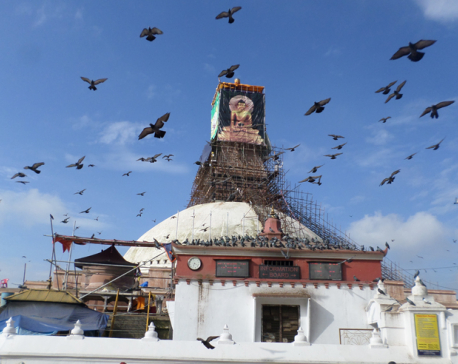 30 kg gold used for Boudhanath Stupa reconstruction
