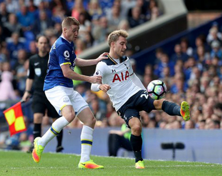Koeman's 1st EPL game with Everton ends 1-1 vs Spurs