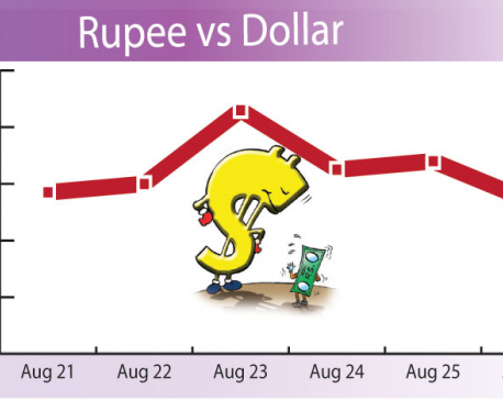Rupee up marginally against US dollar, gold prices down
