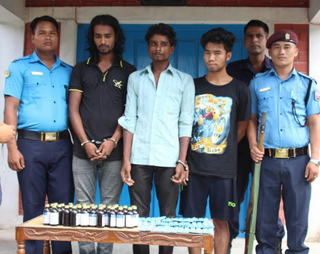 Five drug peddlers arrested in Dharan