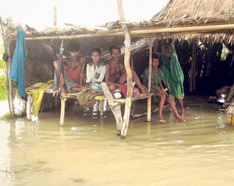 People living in island village under risk of floods