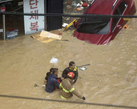 Typhoon kills 7 people in southeastern South Korea