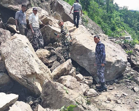 Army clears obstructions at Karnali Highway after 4 days