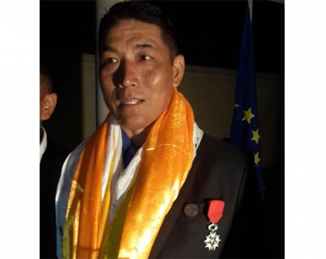 Ang Norbu gets top French honor