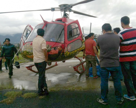 Dead bodies brought to Kathmandu