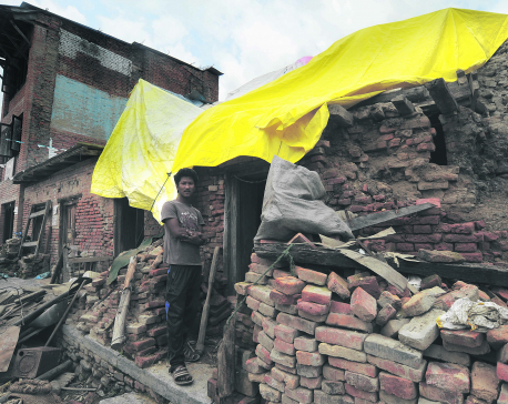 15 months after killer quake, Bungamati still in ruins