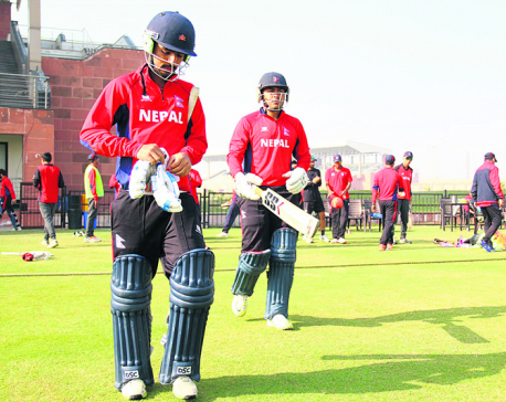 Nepal beats Rajwada in 2nd practice match