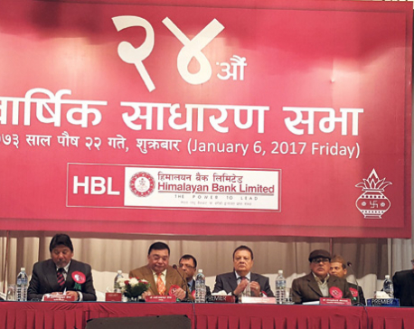 Himalayan Bank approves 30% bonus shares