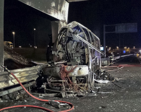16 killed in fiery bus crash on Italian highway