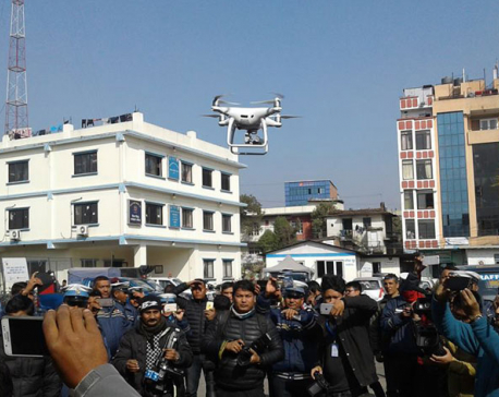 Traffic police to use drone camera to monitor Kathmandu's traffic