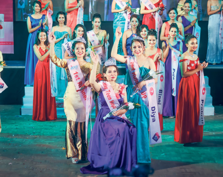 Sanju Moktan, winner of ‘Enchanteur Miss Teen Nepal 2017’