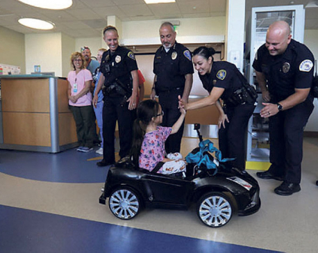 Hospital allow kids to drive themselves to operating room
