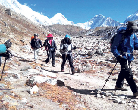 Tourists entering Nepal from Rasuwagadi soars