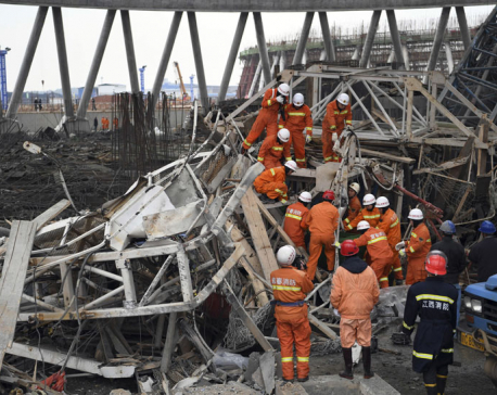 At least 67 killed in east China scaffolding collapse (Update)