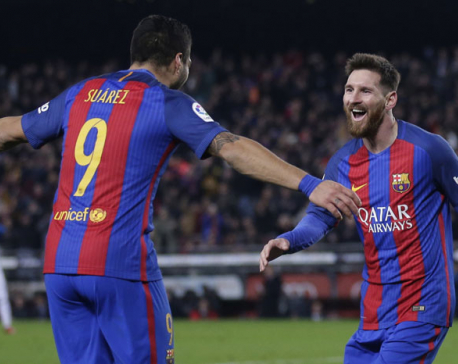 Barca cut deficit to Real thanks to magical Messi