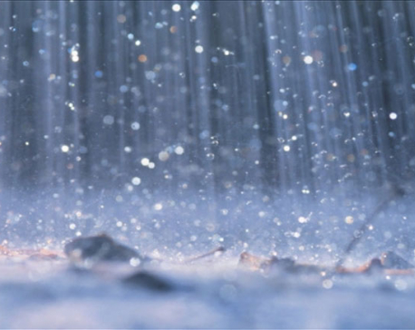 Low-pressure monsoon causing rainfall