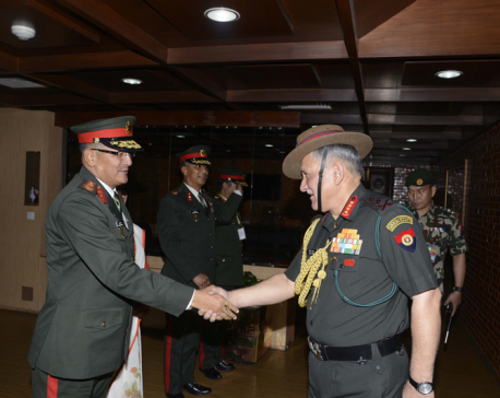 Indian CoAS returns home wrapping up Nepal visit