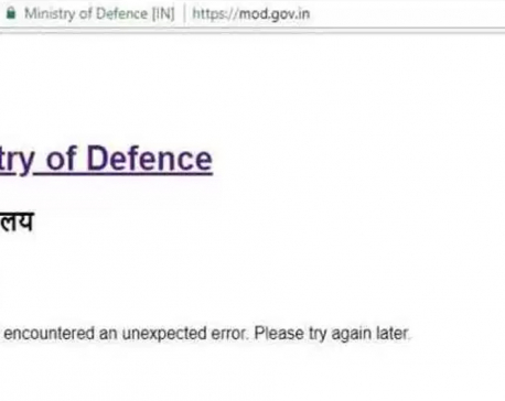 India's Ministry of Defense website hacked