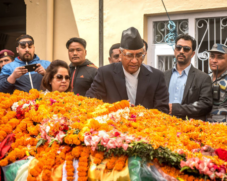 In pictures: Final tribute to NC leader Khadka