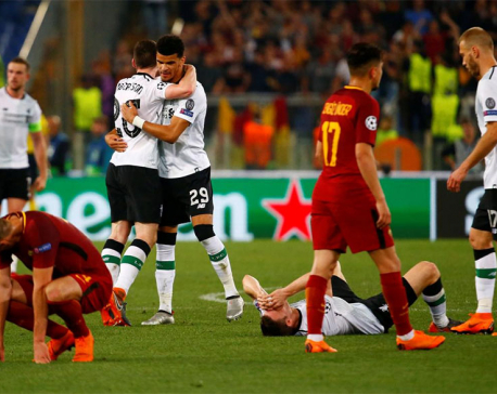 Liverpool hold off brave Roma to reach Champions League final
