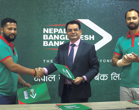 Vesawkar, Regmi named NB Bank’s brand ambassadors