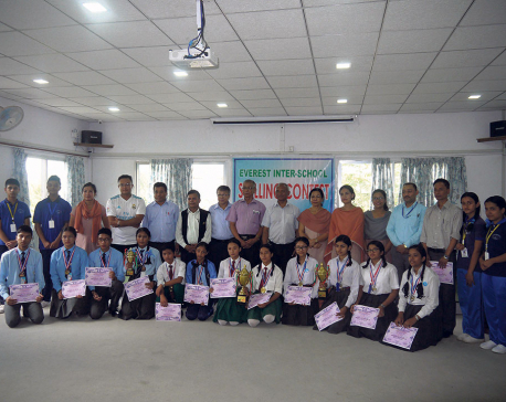 Glory for Manakamana at the Seventh Everest Interschool Spelling Contest